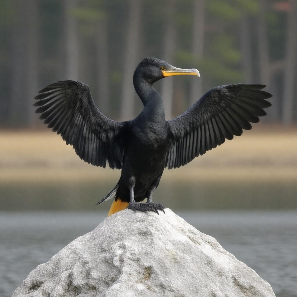 double-crested cormorant